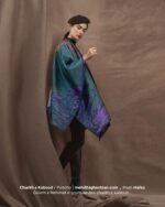 Charkh-e Kabood Reversible Poncho– Move Like a Free Spirit - Image 2