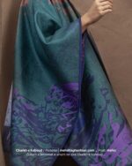 Charkh-e Kabood Reversible Poncho– Move Like a Free Spirit - Image 3