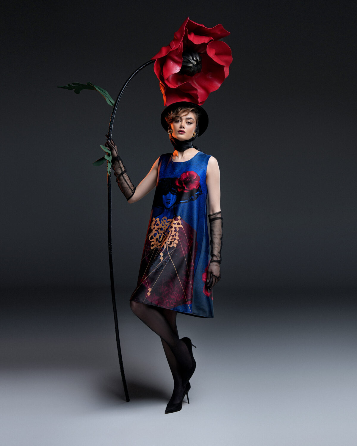 Khamoosh Satin Dress – A Story of Love and Silence - Image 1